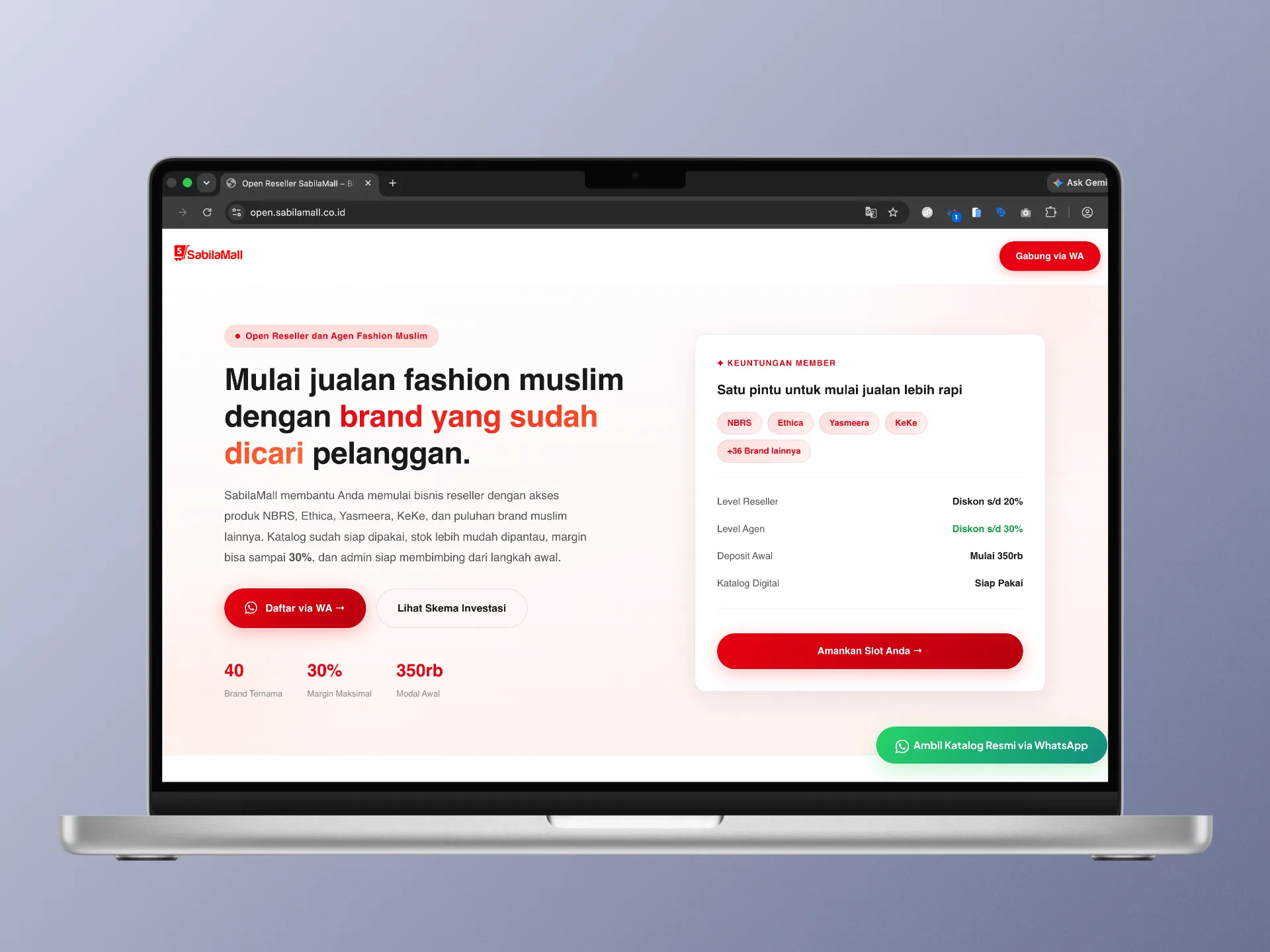 Landing Page Layanan